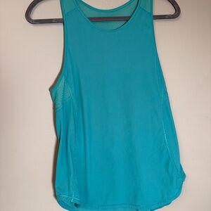Lululemon Teal Tank Top with Mesh